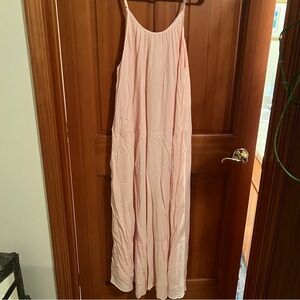 & other stories Pink maxi slip dress